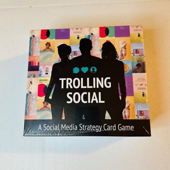 Trolling Social - Social Media Strategy Card Game 4-10 players Original Wrap - Picture 1 of 6